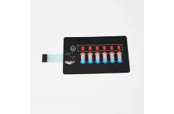 China 12V Durable LED Membrane Switch IP67 Rated Dustproof Waterproof supplier