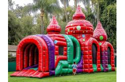 China Theme Park Inflatable Castle Rental Jumping Castle Outdoor Playground Eqipement supplier