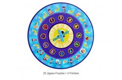 China Stacking Sorter Jigsaw Circular Baby Jigsaw Puzzles Intellectual Development supplier