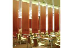 China Folding Panel System Movable Acoustic Partition Wall 500 / 1200mm Width supplier