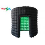 Inflatable LED Photo Booth Tent With Air Blower Remote Controller Photo Booth Backdrop For Wedding for sale