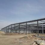 PVC Window Prefab Warehouse Building Welded Steel Structure Warehouse OEM for sale