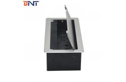 China aluminum allouy material hidden design flip up  power socket supplier