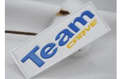 China Tatami Fabric Custom Clothing Patch 3D Silicone Heat Transfer Patches supplier