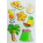 Summer Season Style Custom Hologram Stickers Soft Without Harmful Edges for sale