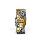 Customized Square Recycled Paper Gift Boxes , Movable Cylindrical Tubes Wine Packaging