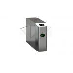 Double direction waist high turnstiles , clear acrylic automatic flap barrier pedestrian flow control