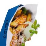Custom Disposable Food Containers for Fast Food Hamburger French Fry Boxes for sale