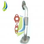 365-4584 Excavator Parts Turbocharger Oil Return Pipe 3654584 For C7.1 Engine for sale