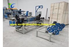 China Double Wire PLC Chain Link Fencing Making Machine 180m2/H Twisted Mesh supplier