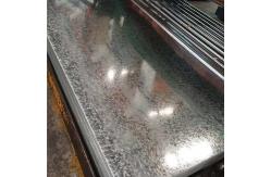 China Z180 Z275 Galvanized Steel Sheet Mill Edge Minimum Spangle ISO Certificate supplier