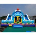 Water - Proof  Tarpaulin EN71 Inflatable Bouncer Slide for sale