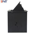Black Aluminum Alloy 5Mm Panel Thickness  Table Pop Up Power Data Jack