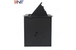 China Black Aluminum Alloy 5Mm Panel Thickness  Table Pop Up Power Data Jack supplier