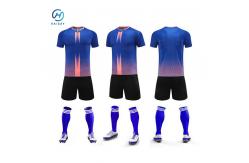 China Personalized Customized Football Team Jersey Made of Quick-Dry Polyester Fabric supplier