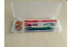 China Solid Solderless Breadboard Kit  14 different lengths 140Pcs Jumper Cable Kits With Box supplier