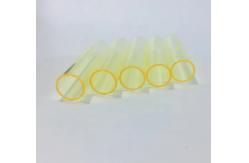 China Optimize Processes Yellow Samarium-Doped Fused Quartz Tube of 6.91g/cm3 Density supplier