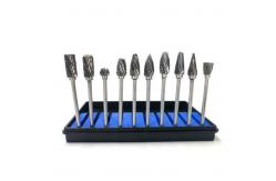 China 10 Pcs Die Grinder Tungsten Carbide Burr Set With 2.35mm/3mm Shank supplier
