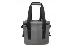 China Small Soft 24 Can Cooler Bag Durable Reusable For Beer Insulation supplier