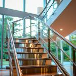 Rust-Proof 304 Stainless Steel Handrails with Flat Saddle for Glass Railings for sale
