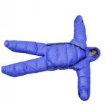 China 7.3kg Blue autumn winter full body Wearable Sleeping Bag Suit for sale
