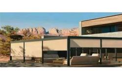 China Customized Roof Sunshade Motorized Retractable Awning for sunroom supplier