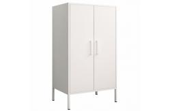 China Bedroom two Metal Doors home Half Height Storage Locker With Foot supplier