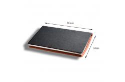 China Customized PU Laminated Aluminium Atm Card Holder Anode Oxidizing supplier