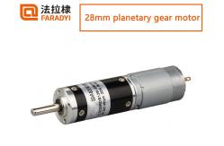 China 28mm Diameter DC Planetary Geared Motor DC12 24V  Reverse Rotatable supplier