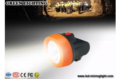China ABS Light Weight LED Mining Light , IP68 grade Professional Miner Cap Lamp supplier