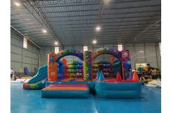 China Indoor Playground Inflatable Bouncer Combo With Slide Gaint Inflatable Amusement Park supplier