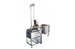 China Automatic Protein Cereal Bar Chocolate Coating Machine With Chocolate Melting Tank supplier