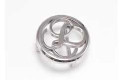 China Newest Design Western Style Cowboy Custom Letter Metal Belt Buckles With Silver Finish supplier