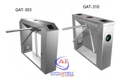China Security Semi automatic Tripod Barrier Gate for building , Three Metal Rods supplier