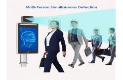 China All In One Face Recognition Temperature Measurement Terminal Body Temperature Kiosk IP67 supplier