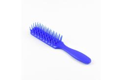 China Blue Polymer Mane And Tail Brushes Horses Lightweight For Cleaning Dirt supplier