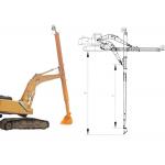 Long Reach Project Excavator Telescopic Arm With Standard Bucket Clamshell Bucket