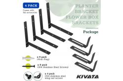 China Flexible Flower Box Holder for Holding Different Flower Boxes Planter Box Brackets supplier