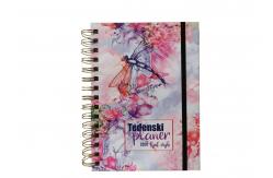 China Custom Printed Metal Double Spiral Bound Book Printing Service Hard Cover supplier