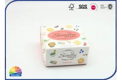 China Cookies Pink Durable Folding Carton Box Matte Lamination Customized Logo For Snacks supplier