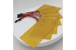 China Electric Custom Flexible Heater , Polyimide Thin Film Heating Element 0.1mm Thickness supplier