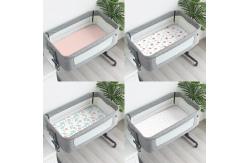 China Skin Friendly Standard Bassinet Crib Sheet Bassinet Mattress Sheet supplier