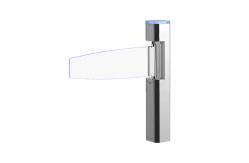 China Bi Directional SS304 1.5s 10mA Access Control Swing Gate supplier