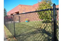 China Manual PVC Coated Chain Link Fence Panels 1.8m Height supplier