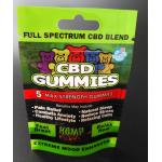 Printed Zipper Resealable Plastic Bag Packaging Cbd Gummy Candy Pouch Glossy Surface for sale