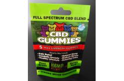 China Printed Zipper Resealable Plastic Bag Packaging Cbd Gummy Candy Pouch Glossy Surface supplier