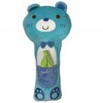45 Cm Cute Blue Plush Bear Cushion Toy Soft Comfortable Car Pillow Toy for Relax for sale