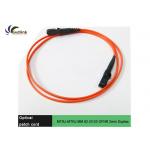 62.5/125um OFNR 2mm MM MTRJ To MTRJ Patch Cord for sale