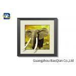 5D Effect Animals Lenticular Photo Printing , Horse Animal Print Lenticular MDF Frame