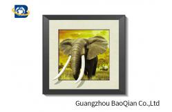 China 5D Effect Animals Lenticular Photo Printing , Horse Animal Print Lenticular MDF Frame supplier